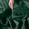 Copriletto VELVI 010 verde scuro 220x240 cm Mybesthome Anteprima dell’immagine prodotto 5