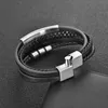UNIQAL | Lederarmband Herren "SILVER SHAPE" Mens Leather Produktbild-Vorschau 7