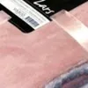 Unique Living Plusch-Karo-Decke - rosa - Polyester - Produktbild-Vorschau 3