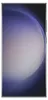 A smartphone with a purple and white abstract wallpaper. Produktbild-Vorschau