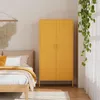 Lendo Online Lockerkast Metaal 90x50x180 cm Geel Productafbeelding-voorbeeld 2