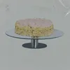 relaxdays talerz na ciasto srebrny 30,0 cm Podgląd zdjęcia produktu 8