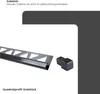 Dalsys Fliesenschiene Eckprofil Quadratprofil Edelstahl Produktbild-Vorschau 7