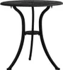 vidaXL Set da bistrot 3 pezzi in alluminio pressofuso nero Anteprima dell’immagine prodotto 13