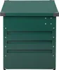 BELIANI Gartentruhe Dunkelgrün Metall 300 L 100 x 62 cm Produktbild-Vorschau 6