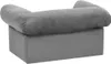 vidaXL Hundesofa mit Schublade Grau 75x50x38 cm Plüsch Produktbild-Vorschau 6