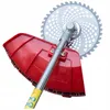 Close-up of the cutting head of a motor scythe or brush cutter. Produktbild-Vorschau
