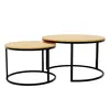 Idohome - Runder Couchtisch 2in1 LAVO mit Metalgestell, Produktbild-Vorschau 8