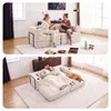 Modulares Sofa 2-Sitzer Cord,Klappbar & Ausziehbar als Produktbild-Vorschau 3