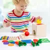 drevená hračka 4 v 1 Montessori: Obsahuje krabičku na Náhľad obrázku produktu 9