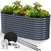 HOFGARTEN 200x80x78cm Hochbeet Metall, Pflanzbeet aus Produktbild-Vorschau 1