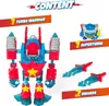 A product image displaying a toy robot and accessories, with text labels indicating the contents. Anteprima dell’immagine prodotto