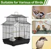 LZQ Cage pour oiseaux 46x36x62 cm - Cage métallique avec Voir les images du produit 6