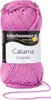 A ball of pink yarn with a label. Produktbild-Vorschau