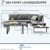 Destiny Loungegruppe SEA POINT, Tisch 110x58cm, vielseitig Produktbild-Vorschau 3