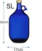 4 x 5L Premium blaue Flasche Wasserflasche Essig-Öl Produktbild-Vorschau 2