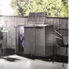 Recyklačný odpadkový kôš Ecoline čierny/sivý 3 dvierka (102 Náhľad obrázku produktu 7