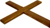 Croce di legno per tomba in legno di pino - altezza 145 cm Anteprima dell’immagine prodotto 2