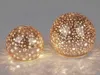 formano LED Deko-Kugel Sterne Rose-Gold 12cm Glaskugel Produktbild-Vorschau 6