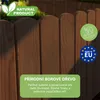 Flexibilní světle hnědý dřevěný plot 100 x 30 cm – Náhled obrázku produktu 8