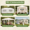 Kinzo Pavillon 3x6 m - Partyzelt für 70 Personen - Produktbild-Vorschau 7
