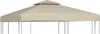 vidaXL Copertura di ricambio per padiglioni 310 g/m² Beige Anteprima dell’immagine prodotto 1