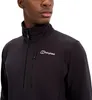 Schwarzer Berghaus Halb-Zip Polartec-Fleece Prism Micro mit Stehkragen und Brusttasche mit Reißverschluss Produktbild-Vorschau