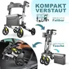 KESSER® Rollator Aluminium faltbar, höhenverstellbar & bis Produktbild-Vorschau 9