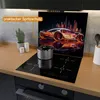 Wallario Herdabdeckplatte aus Glas, Größe 60 x 52 cm Produktbild-Vorschau 3
