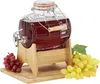 5L Fässchen mit Holzständer Weinfass Fass Mit Hahn Produktbild-Vorschau 2