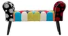 FURNLUX Ottomaan, Keizersoranje, 102 cm / Hoofdkleur: Productafbeelding-voorbeeld 4