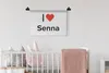 MuchoWow® Wandteppich Wandbehang Ich liebe - Senna - Produktbild-Vorschau 2