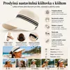 Nastavitelný dámský sluneční klobouk 55–60 cm, prodyšný Náhled obrázku produktu 2