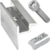 2x Endklemme Silber Montageset Befestigung Solarmodule 30mm Produktbild-Vorschau 1