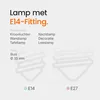 Kobi E14 LED-Lampe Röhre 4W 470lm 3000K warmweiß 5 Stück Produktbild-Vorschau 12
