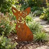 Edelrost Chihuahua (Kurzhaar) - Rost Deko Hund Rostfigur Produktbild-Vorschau 2