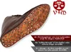 Mittelalter Schuhe Typ London genagelte Doppelsohle Braun Produktbild-Vorschau 3