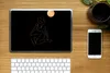 MuchoWow® Laptop Aufkleber Sticker Cover Frau - Hut - Mond Produktbild-Vorschau 2