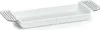A white plastic bath caddy with gray accents. Náhled obrázku produktu