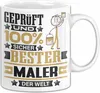 Maler Geschenk Lustiger Spruch für Maler Geschenkidee Produktbild-Vorschau 1