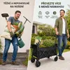 120litrový skládací vozík pro venkovní použití s kolečky, Náhled obrázku produktu 3