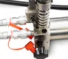 Bituxx 2 Auffahrrampen mit hydraulischem Wagenheber Grau Produktbild-Vorschau 9