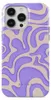 A product shot of a phone case with a wavy pattern. Podgląd zdjęcia produktu