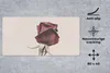 MuchoWow® Schreibtischunterlage Blumen - Rot - Rosen - Grün Produktbild-Vorschau 2