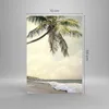 Bilder auf glas - Einteilig - Palme Strand Insel - 70x100cm Produktbild-Vorschau 3