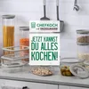 Chefkoch trifft Fackelmann Vorratsbehälter aus Glas 1000 ml Produktbild-Vorschau 8