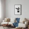 Banksy Mona Lisa poster 29,7x42 cm con cornice nera con Anteprima dell’immagine prodotto 2