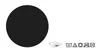 A black circle and laundry care symbols on a white background. Produktbild-Vorschau