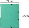 EXACOMPTA Eckspannermappe DIN A4 Karton grün Produktbild-Vorschau 6