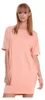 Damen Basic Kleid Dress; Lachs S/M Produktbild-Vorschau 2